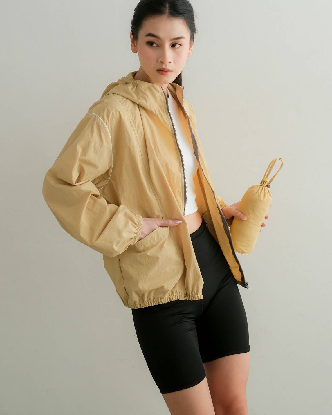 Alternative view of Zico Pocketable Jacket Golden Cream