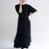 Portia Long Dress Black - Image 2