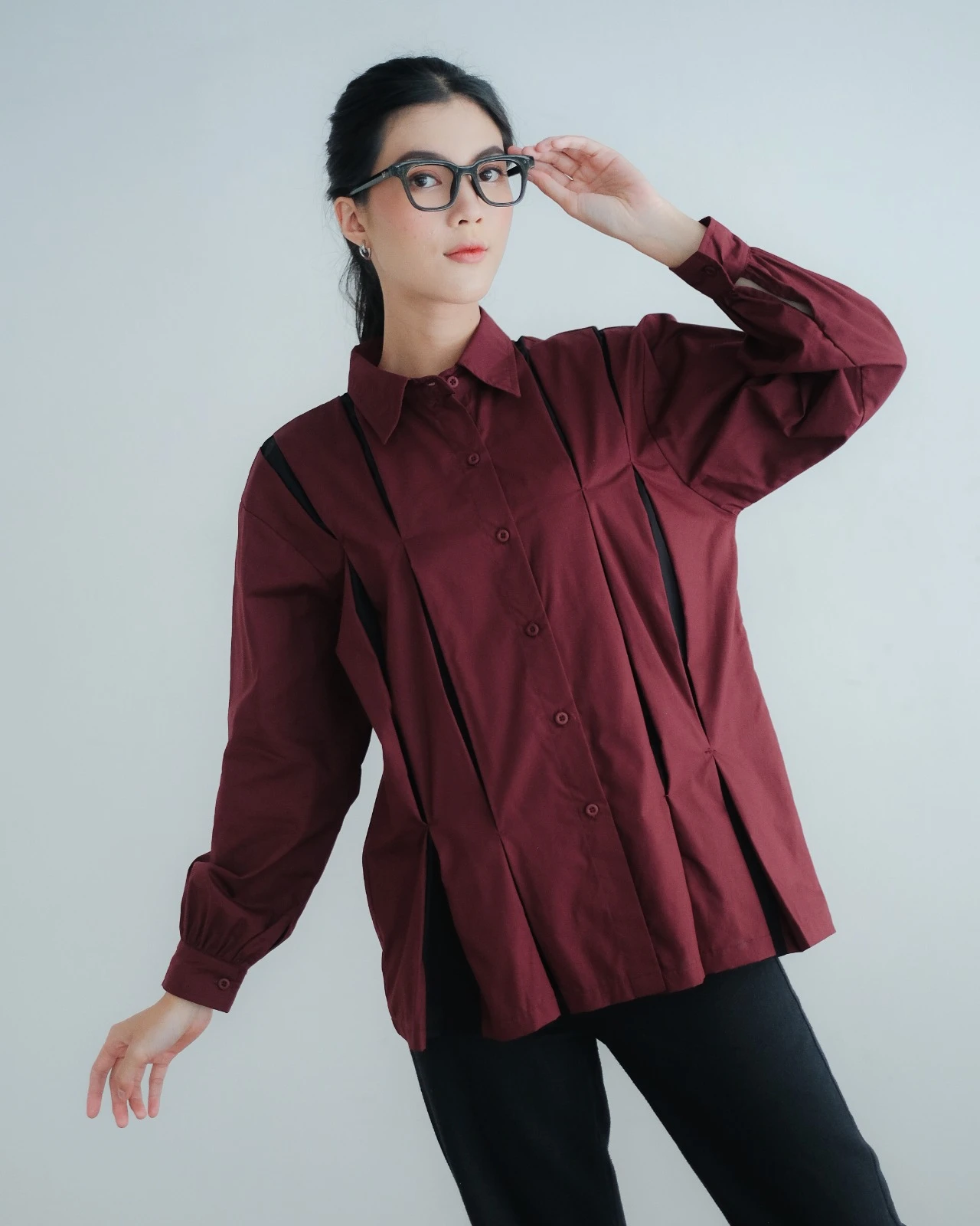 Alternative view of Selzar Shirt Maroon