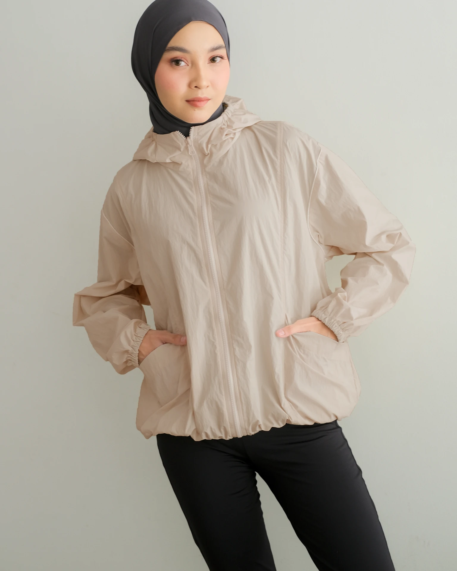 Alternative view of Zico Pocketable Jacket Beige