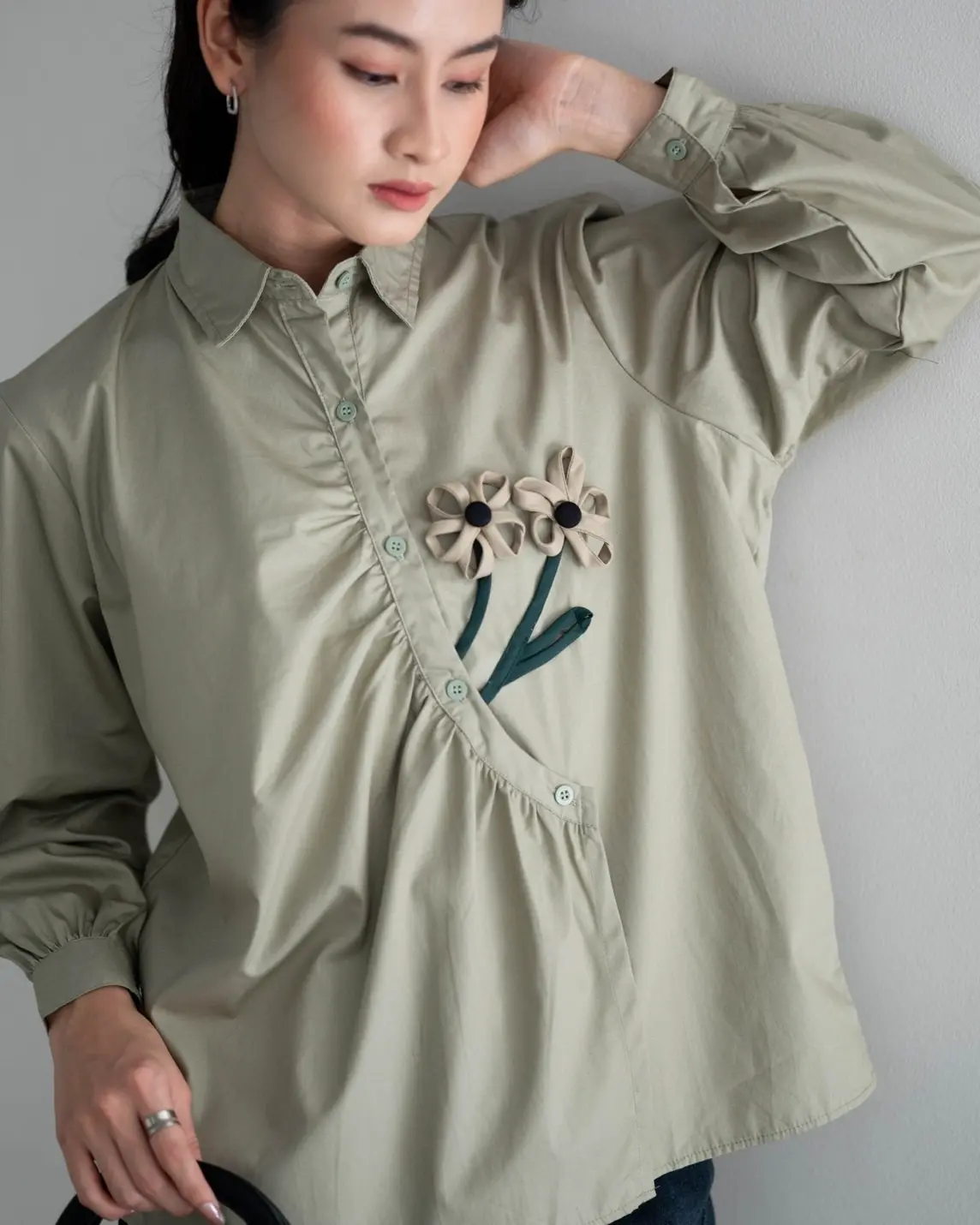 Demitri Shirt Sage