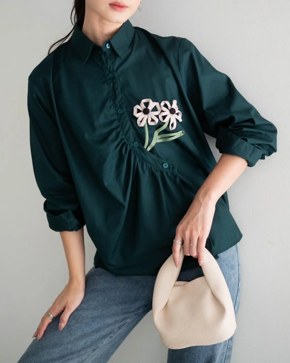 Alternative view of Demitri Shirt Glass Green