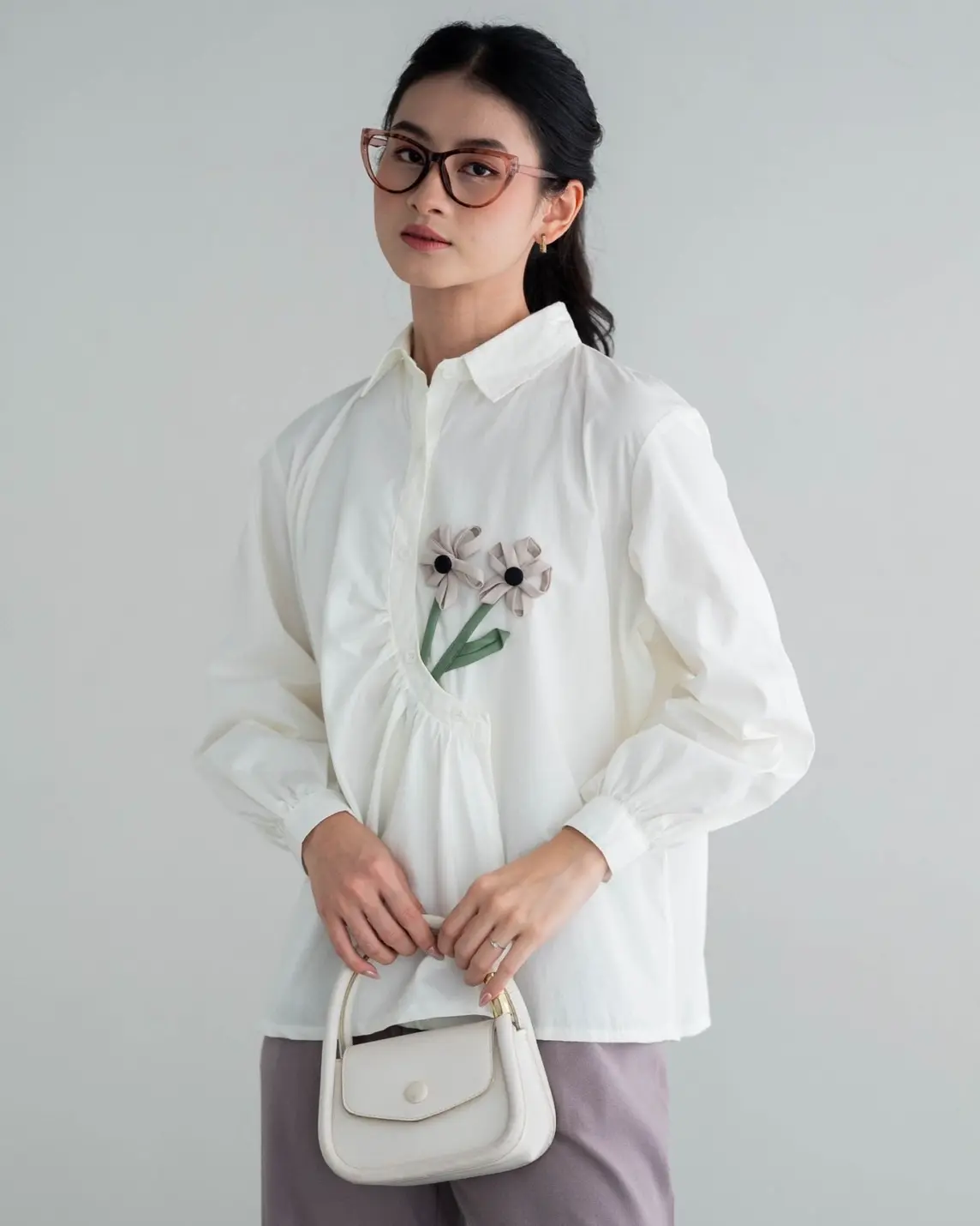 Demitri Shirt Broken White - Image 2