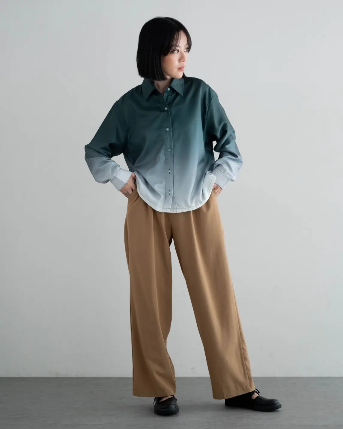 Gradient Shirt Glass Green - Image 4