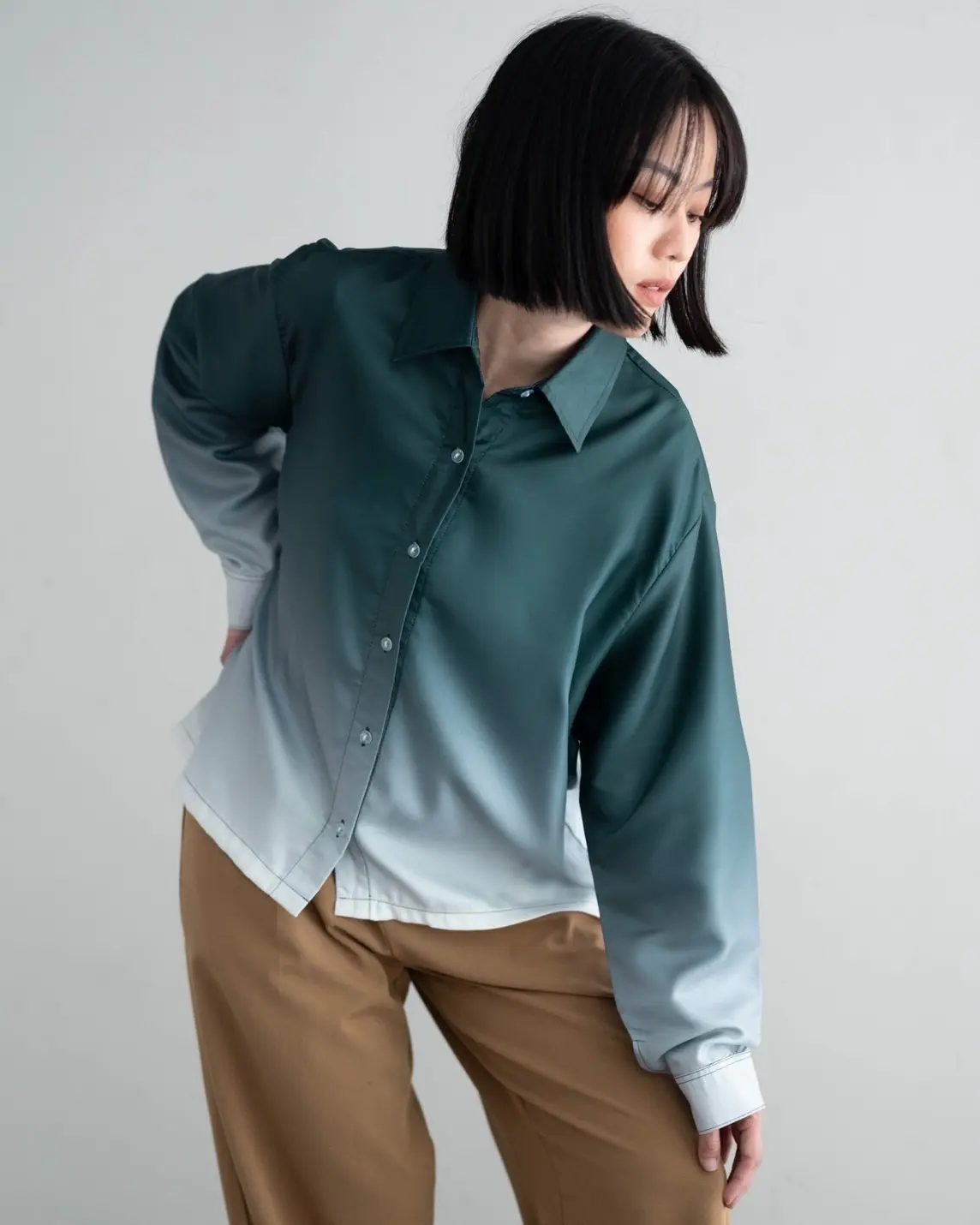 Gradient Shirt Glass Green - Image 3