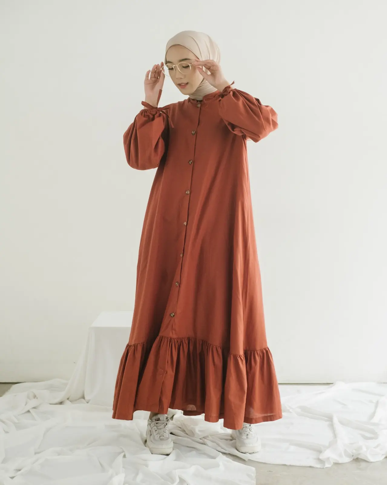 Acadia Maxi Dress Terracotta