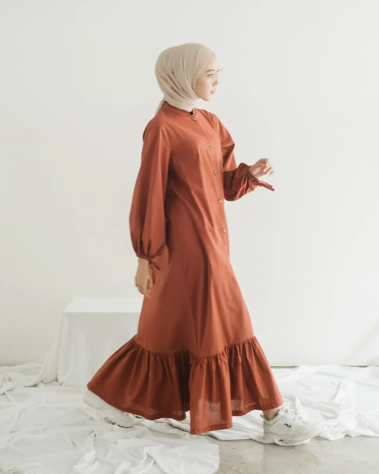 Acadia Maxi Dress Terracotta - Image 3