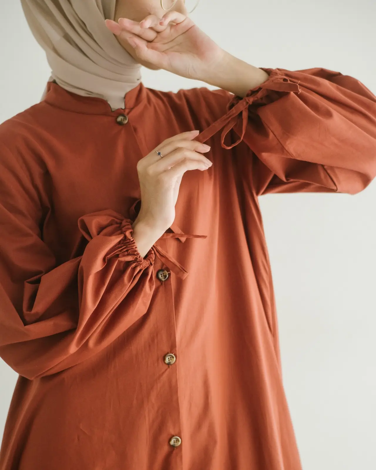 Acadia Maxi Dress Terracotta - Image 2