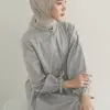 Acadia Maxi Dress Grey - Image 2