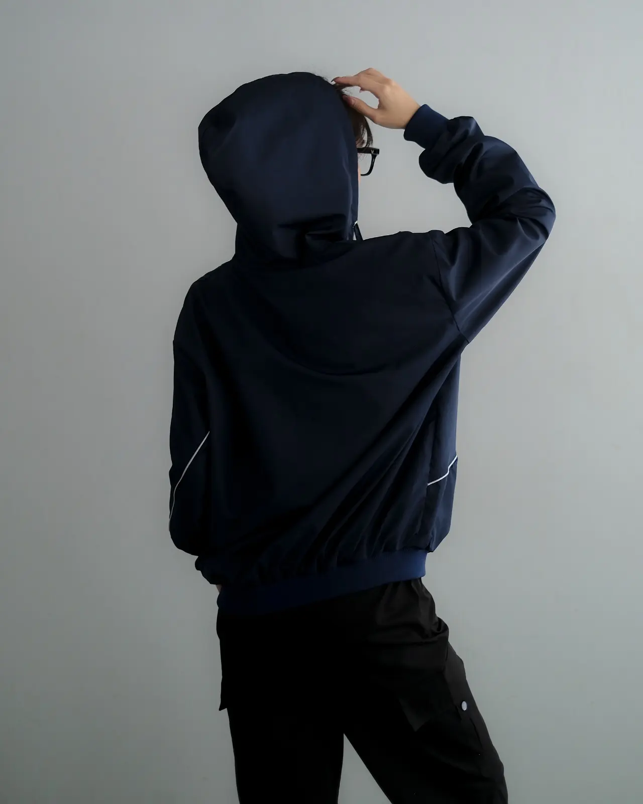 Akio Jacket Navy - Image 3
