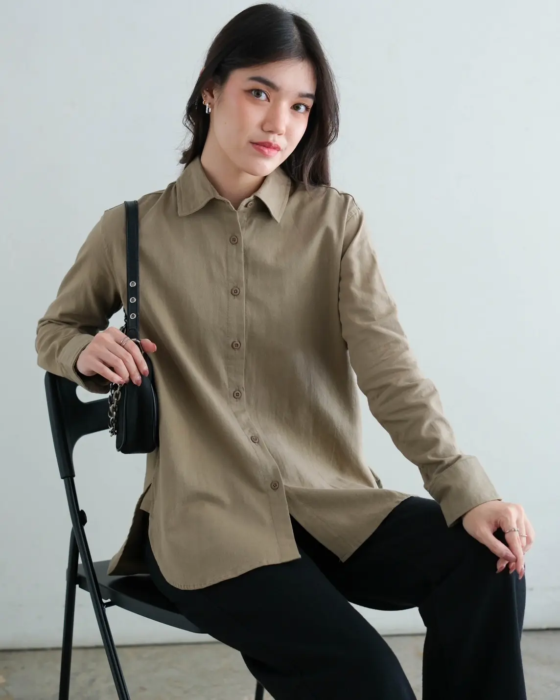 Aleya Shirt Olive - Image 2