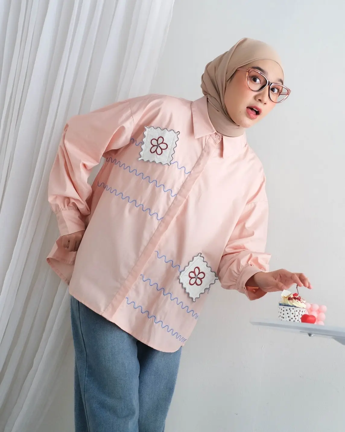 Bilsha Shirt Kode 20279 Pink - Image 4