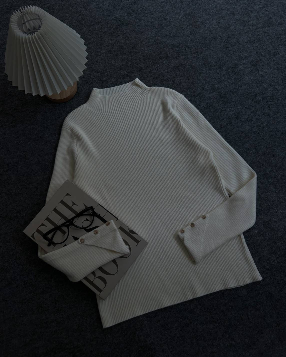 Chaifa Turtleneck Longsleeve Kode 43D Ivory