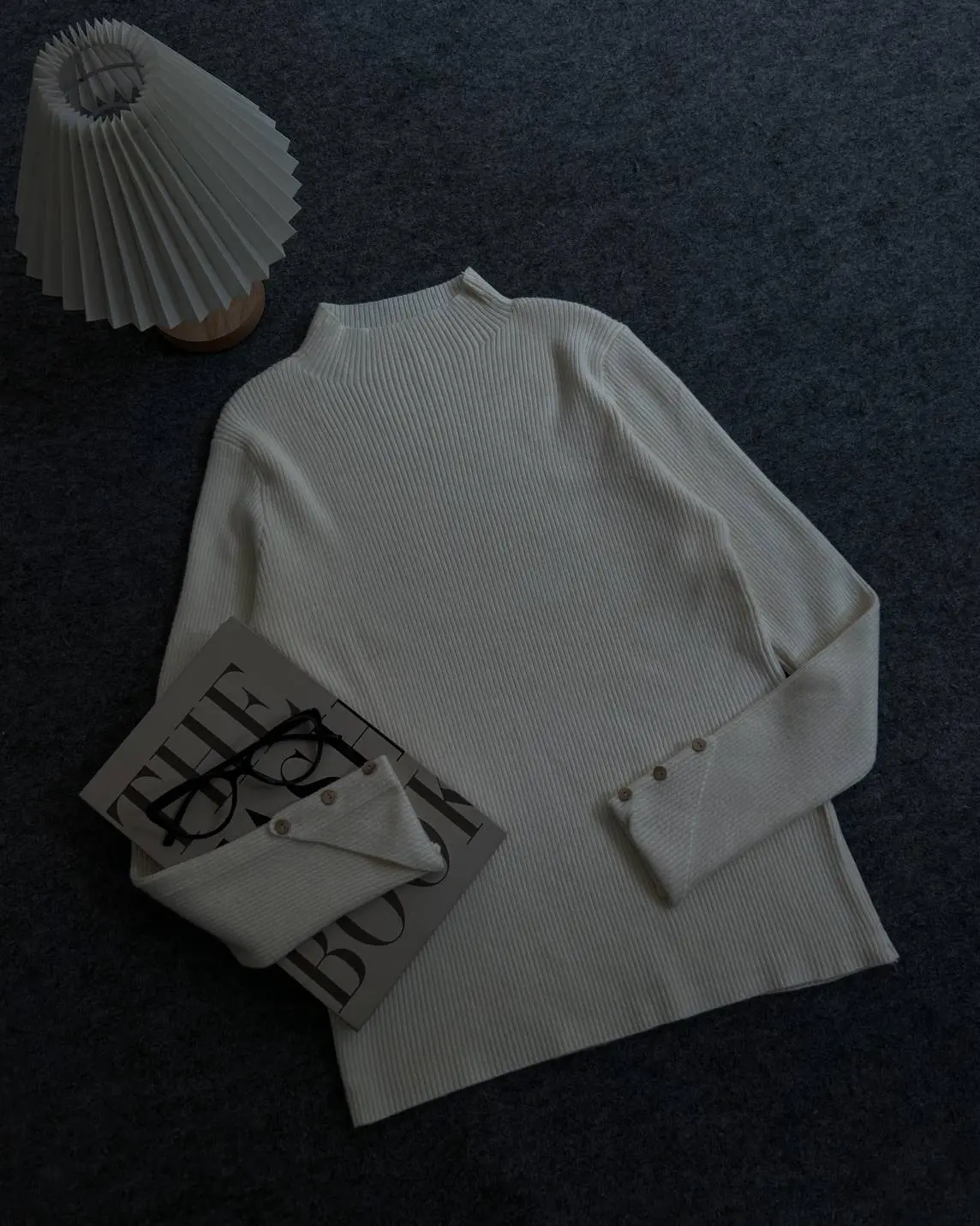 Chaifa Turtleneck Longsleeve Kode 43D Ivory