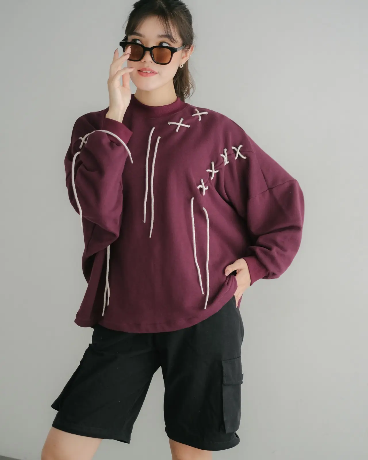 Claiton Sweater Burgundy