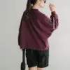 Claiton Sweater Burgundy - Image 3