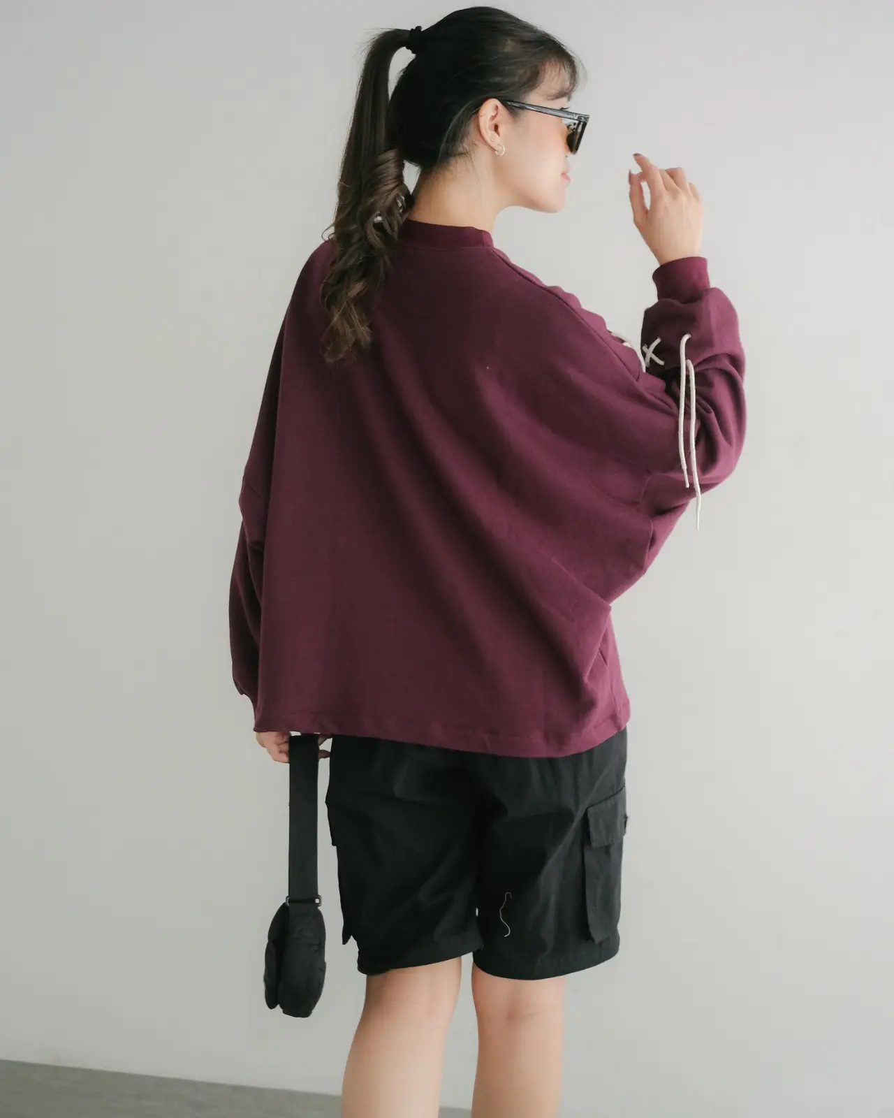Claiton Sweater Burgundy - Image 3