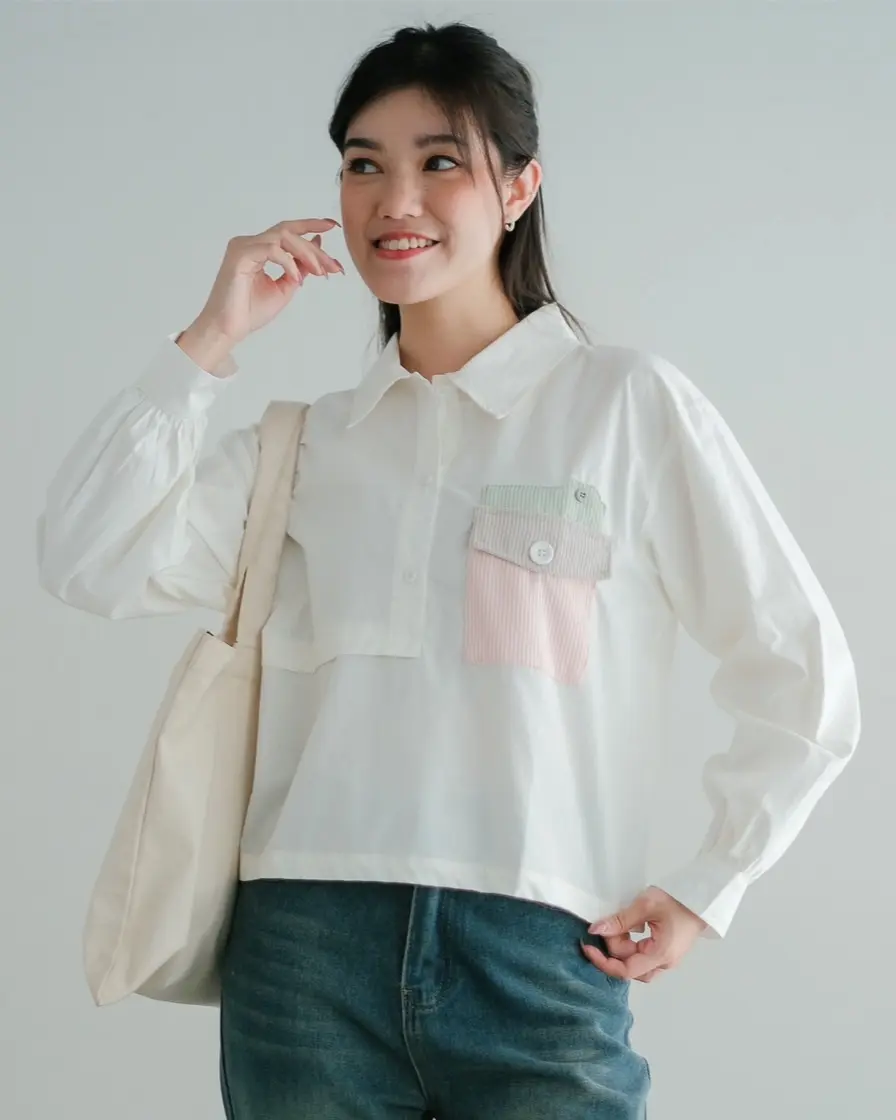 Daiko Shirt Broken White