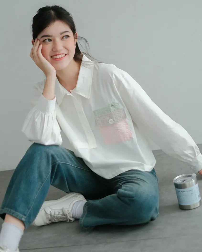 Daiko Shirt Broken White - Image 4