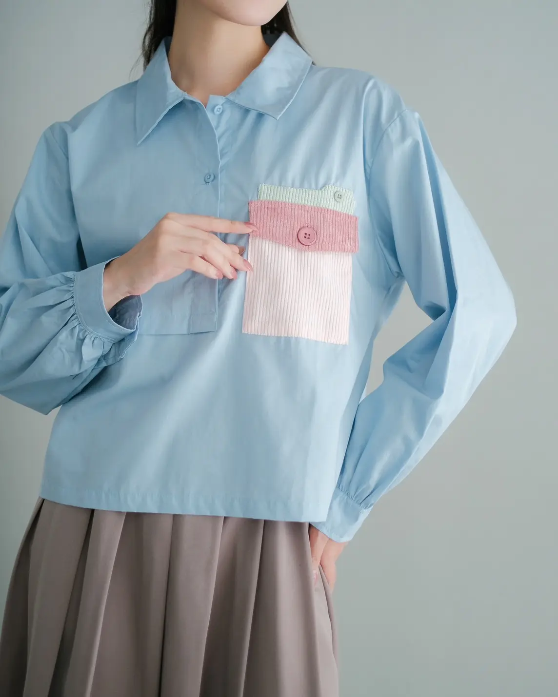 Daiko Shirt Blue - Image 3