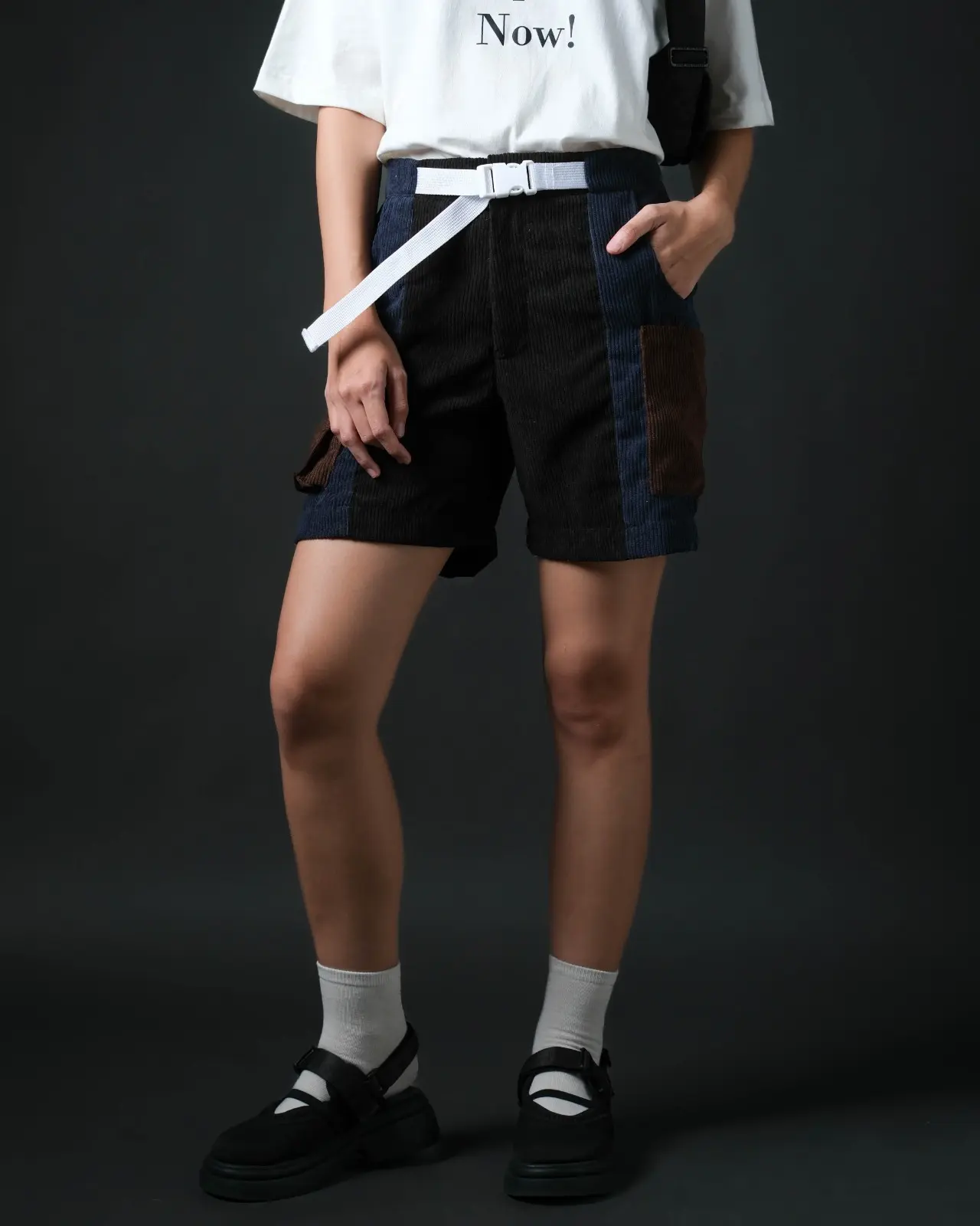 Darjon Shorts Pants Black-Navy - Image 2