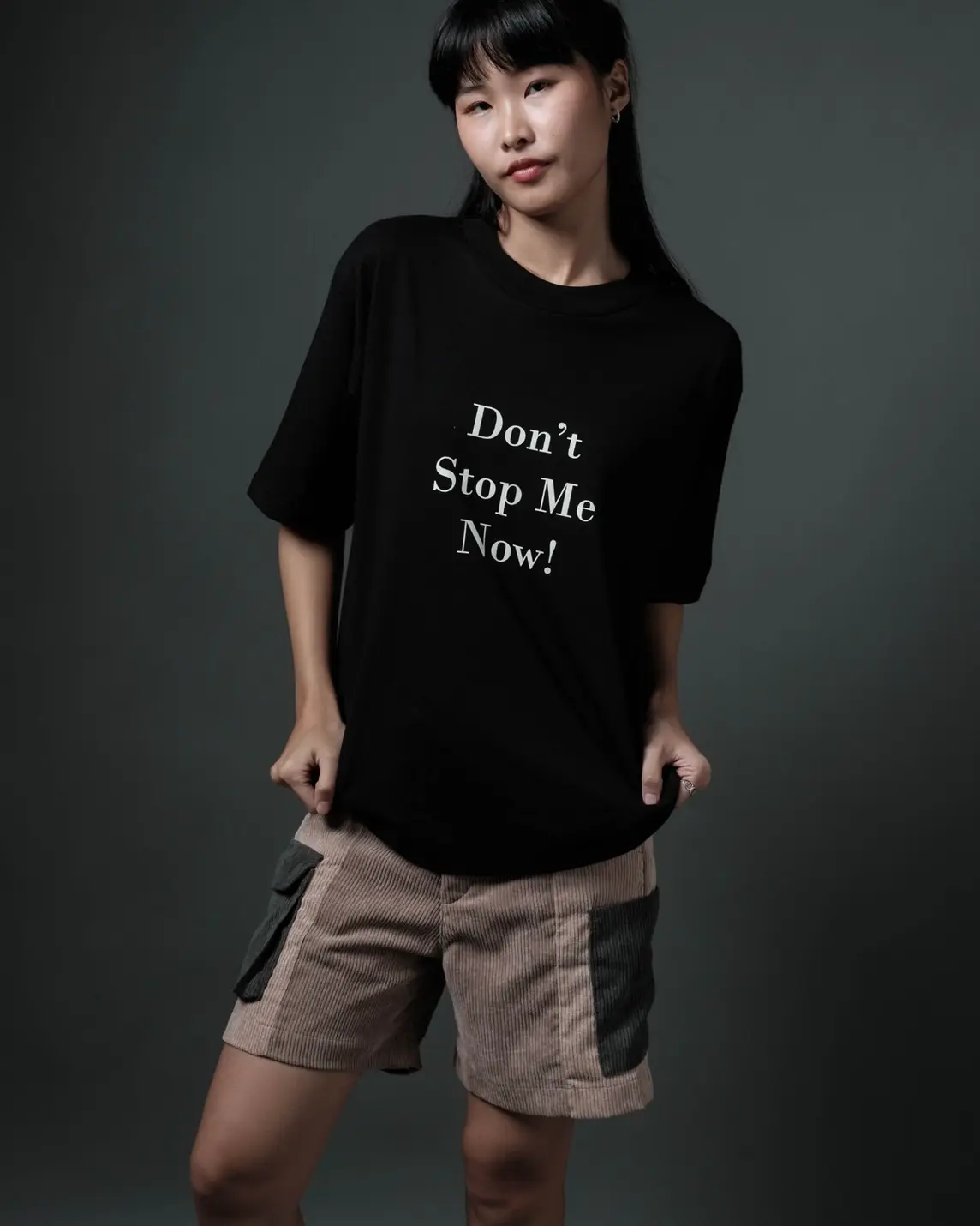 Don'T Stop T-Shirt Black