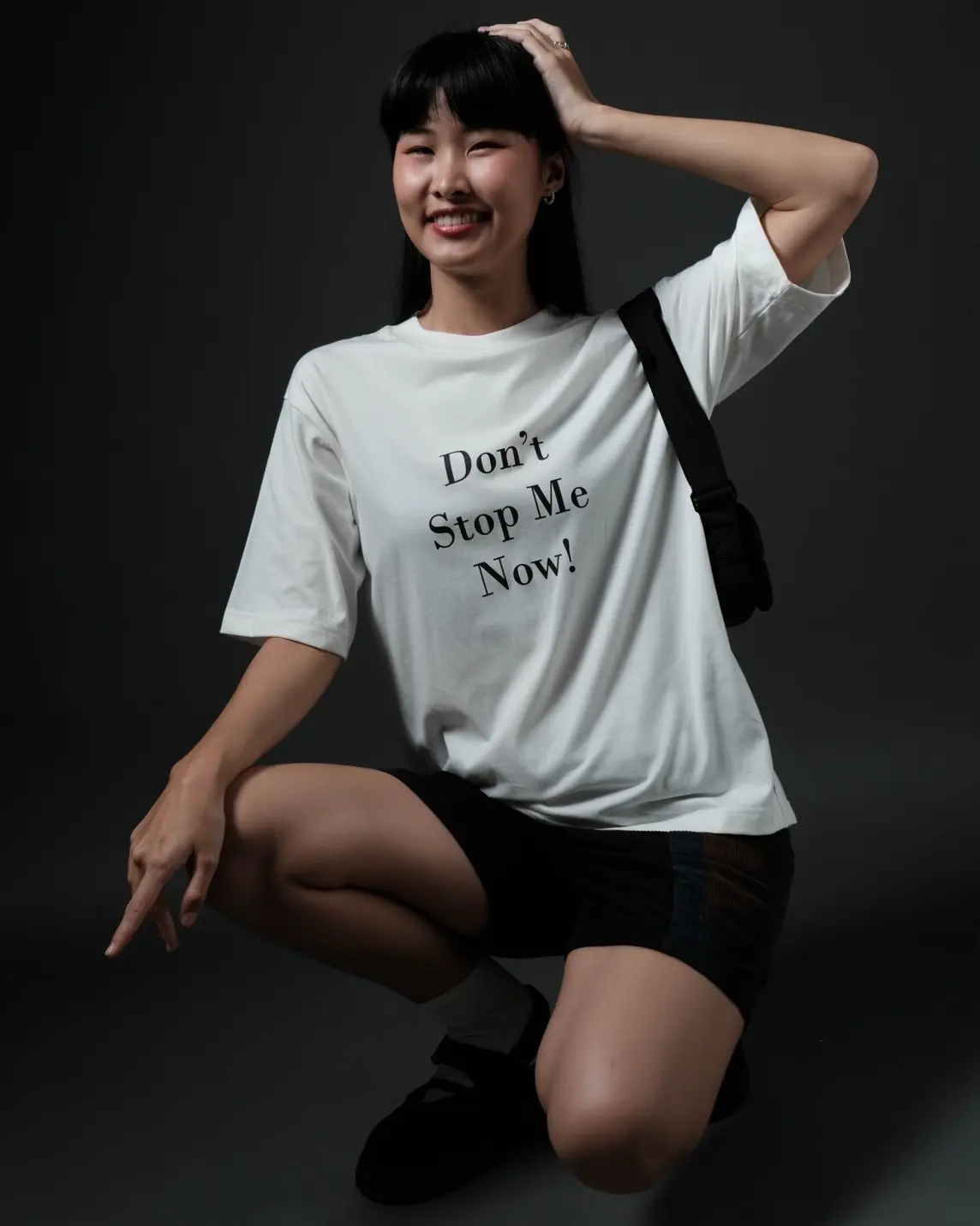 Don'T Stop T-Shirt Broken White