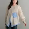 Flavia Longsleeve Kode 1398 Beige - Image 2