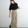 Galael Corduroy Skirt Olive - Image 2