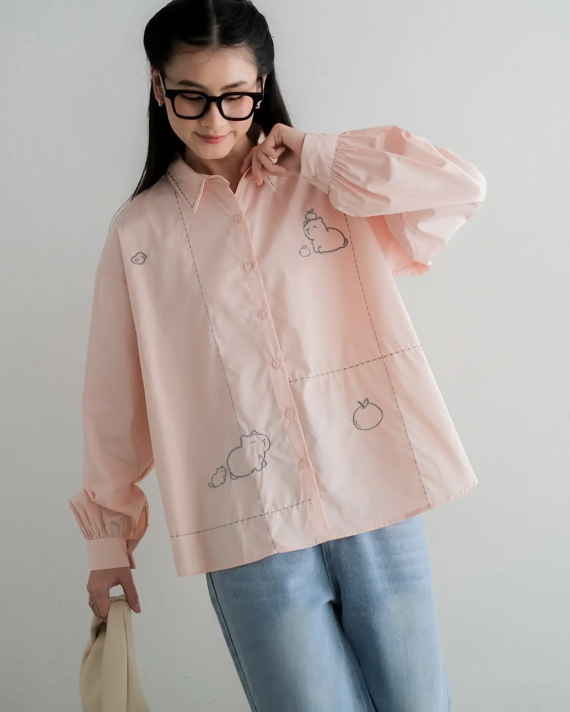 CAPY Shirt Kode 1400 Pink - Image 2