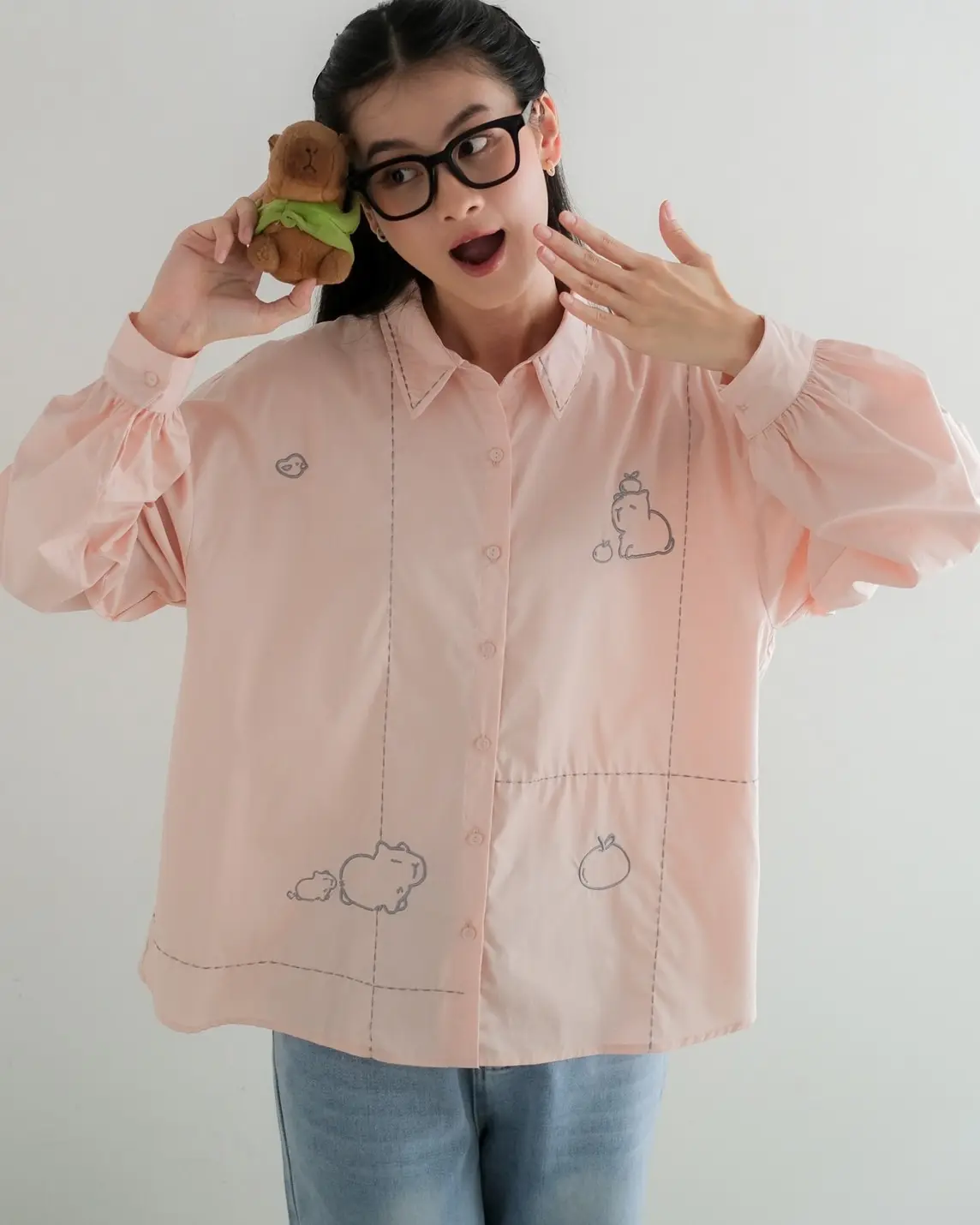CAPY Shirt Kode 1400 Pink