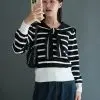 Ivanya Stripe Longsleeve Kode 122B Black - Image 2