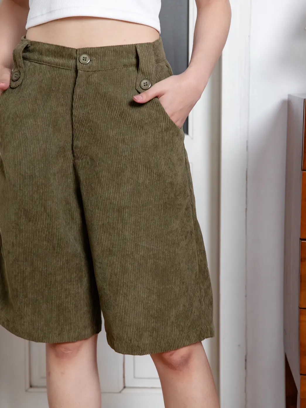 (Grandpa'S) Jimbo Corduroy Pants Army - Image 2