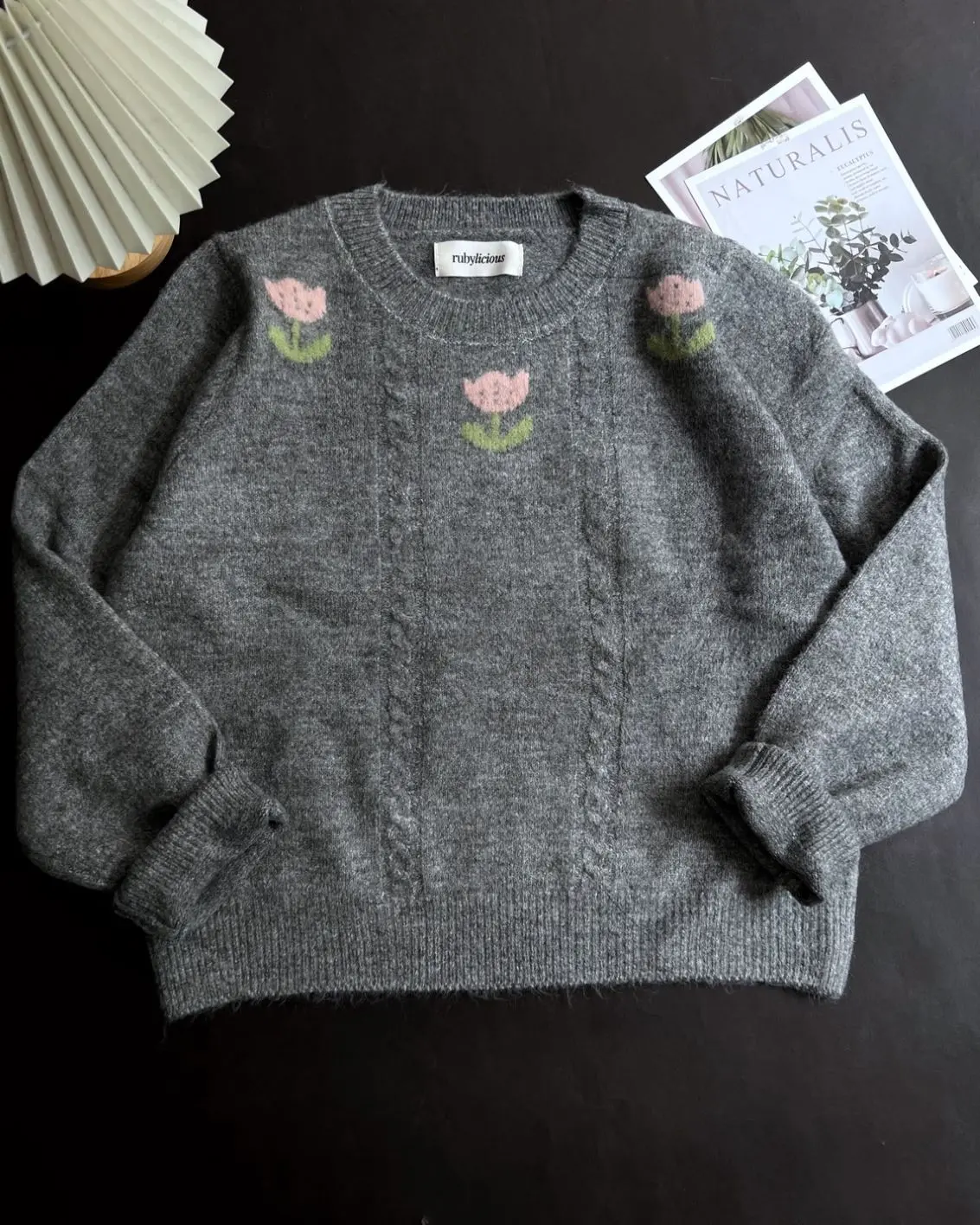 Jovelyn Blouse Kode 212D Grey