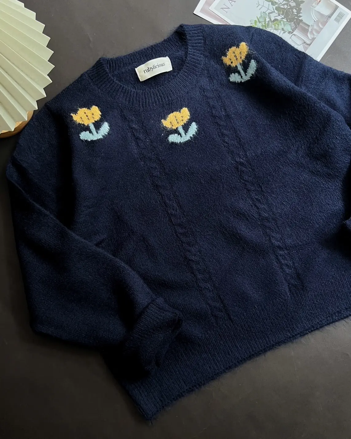 Jovelyn Blouse Kode 212D Navy