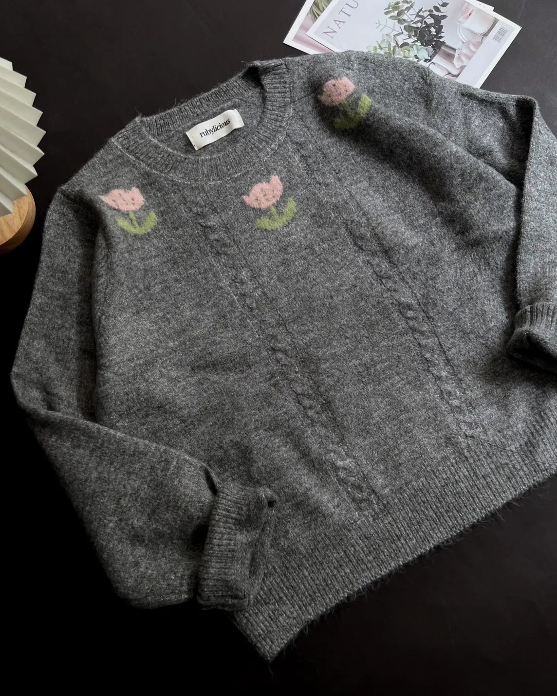 Jovelyn Blouse Kode 212D Grey - Image 2