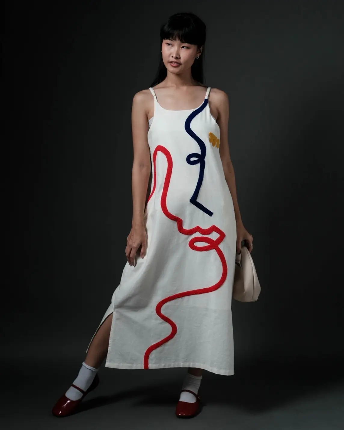 Lacara Camisole Dress Broken White