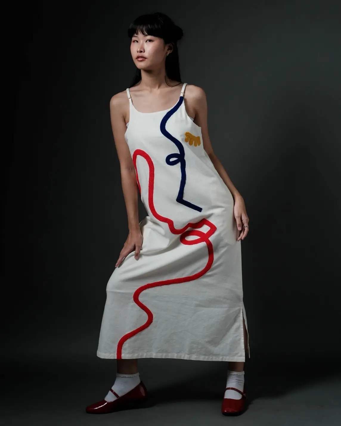Lacara Camisole Dress Broken White - Image 2