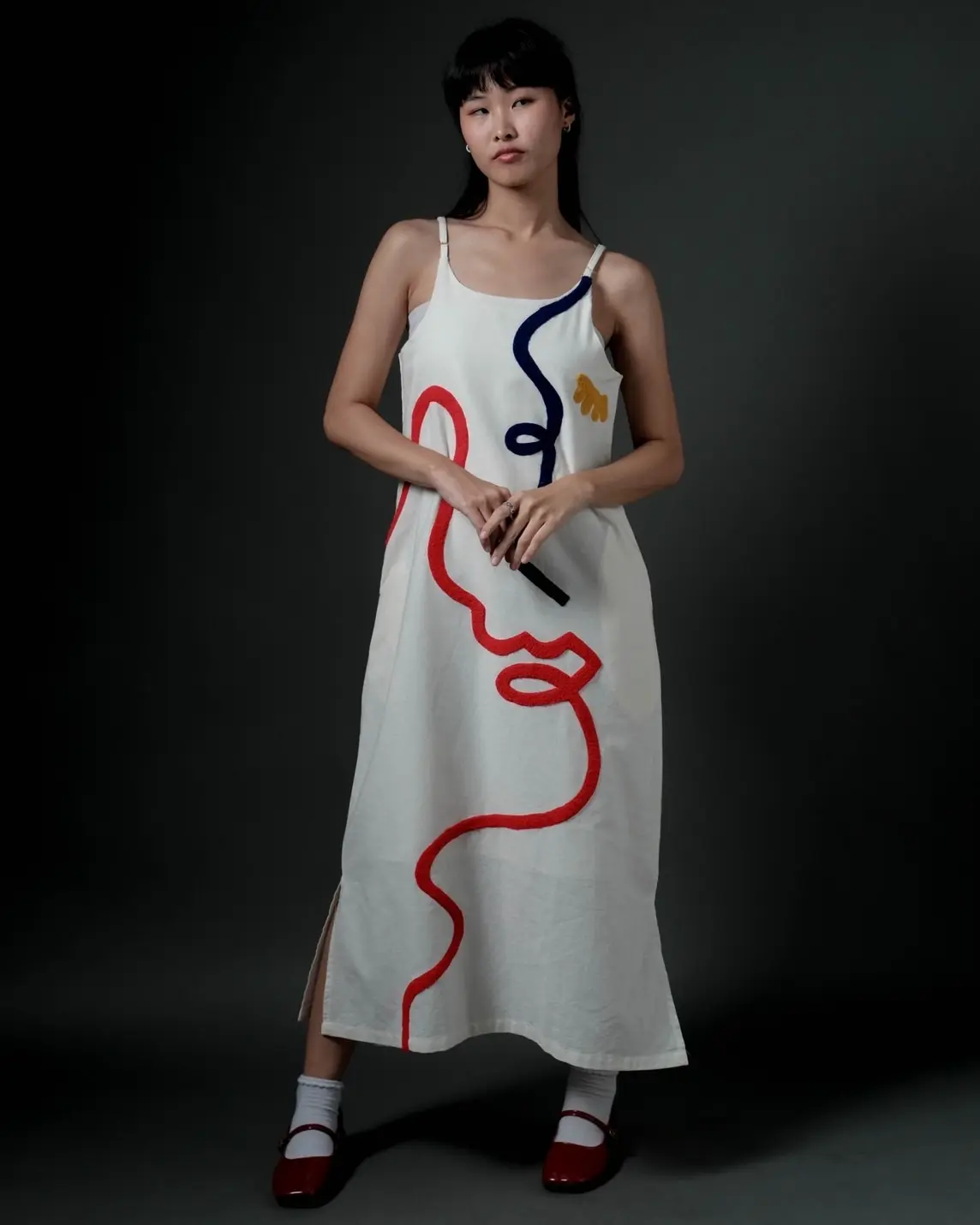 Lacara Camisole Dress Broken White - Image 3