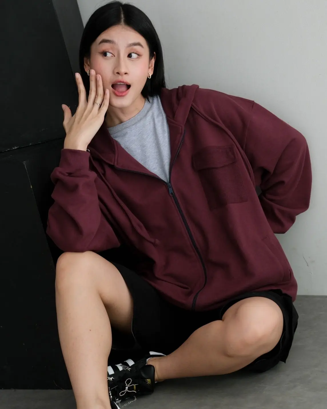 Leyna Jacket Burgundy