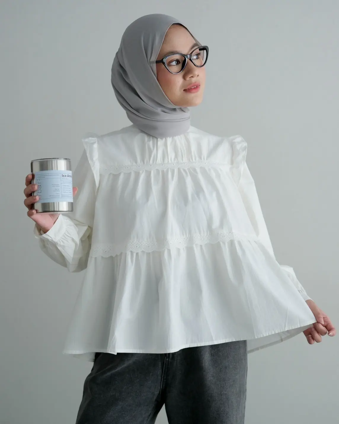 Livian Longsleeve Broken White - Image 2