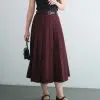 Marielyn Skirt Burgundy - Image 2