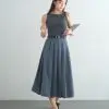 Marielyn Skirt Grey - Image 3