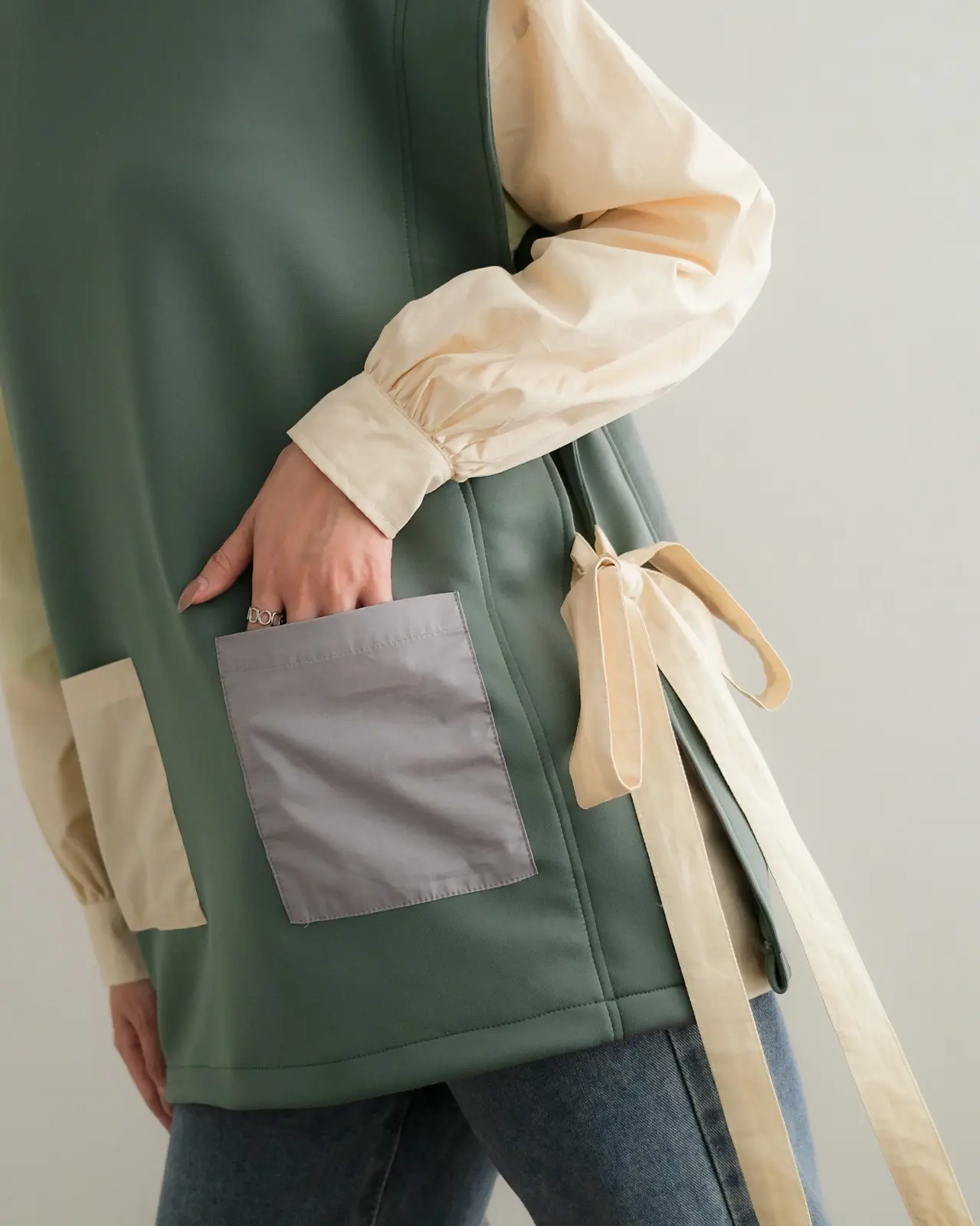 Megumi Blouse Mineral Green - Image 2