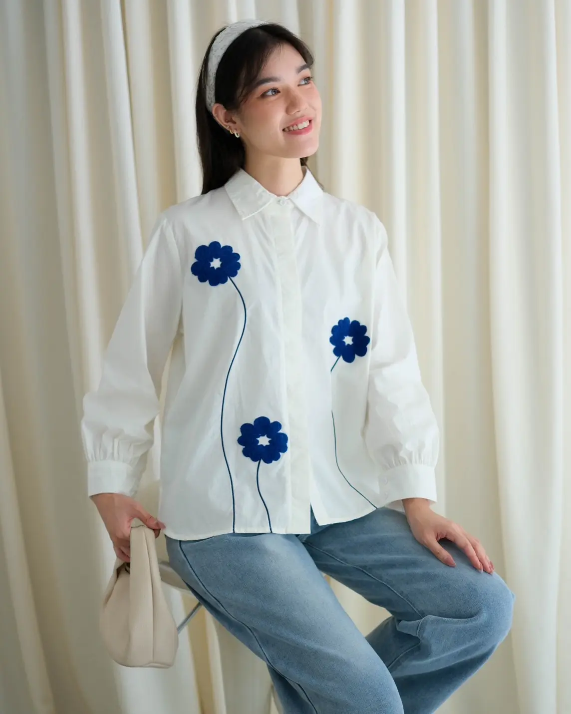 Alternative view of Nairu Shirt Broken White