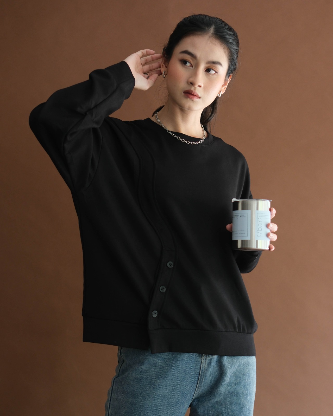 Ozora Blouse Black - Image 2