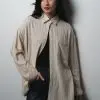 Quinara Stripe Shirt Kode 2033 Cream - Image 3