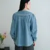 Reane Denim Shirt Kode 225D Light Blue - Image 4