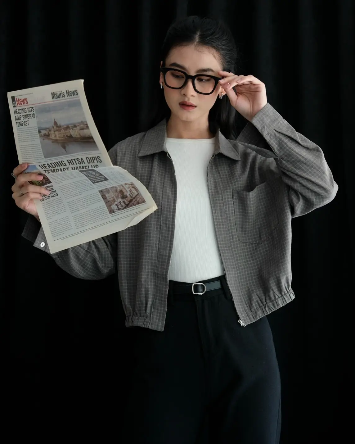 Unaysa Jacket Dark Grey
