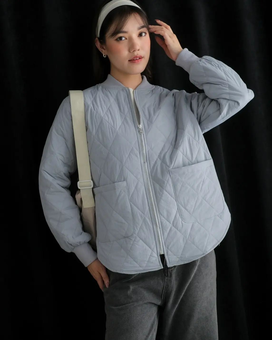 Wayla Jacket Kode 733 Light Grey - Image 3